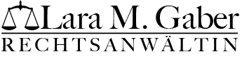 RECHTSANWÄLTIN LARA M. GABER Logo